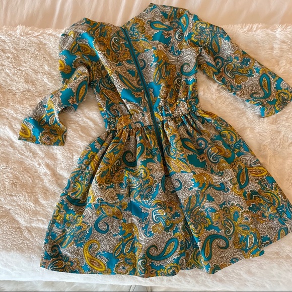 H&M Paisley Print Babydoll Dress Size 2 - Picture 9 of 9